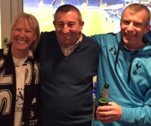 Lynn, Bryan and Pete in the box