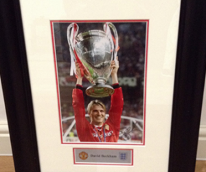 David Beckham Framed Photo